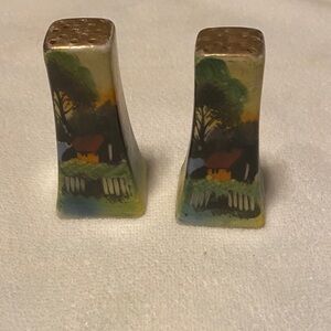 Vintage hand painted from Japan salt & pepper shakers